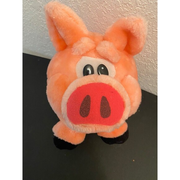 Great‎ American Toy Company Plush Salmon Pink Pig Stuffed Animal Toy - Picture 8 of 8